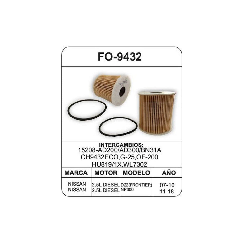 Filtro de Aceite UNIFIL FO-9432