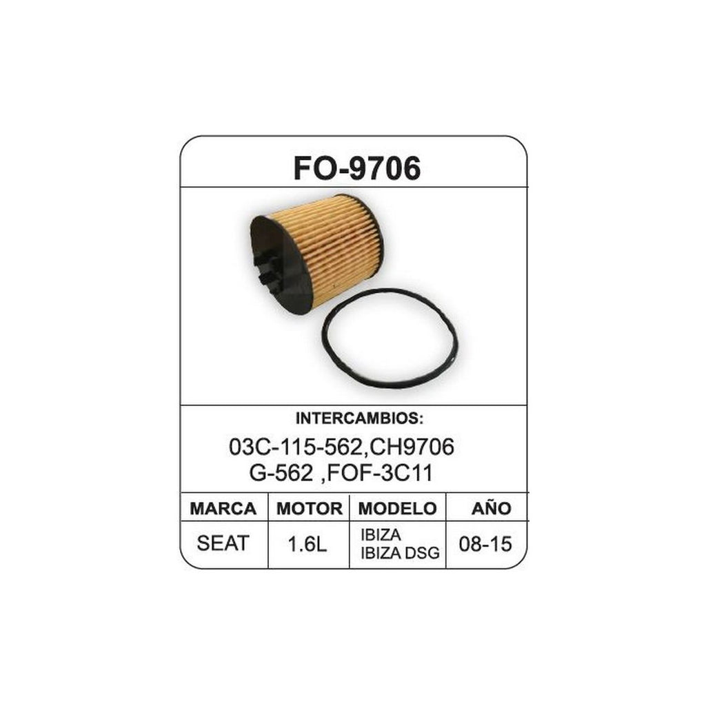 Filtro de Aceite UNIFIL FO-9706