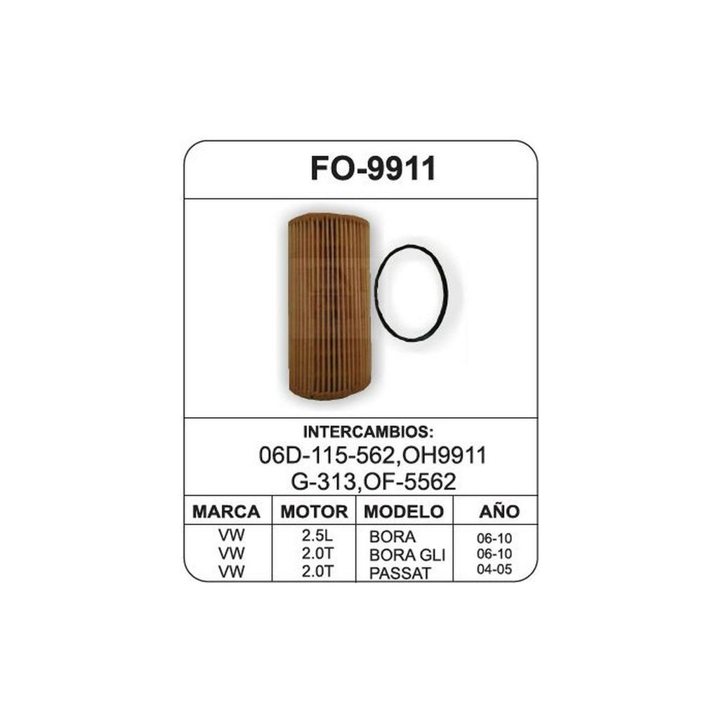 Filtro de Aceite UNIFIL FO-9911