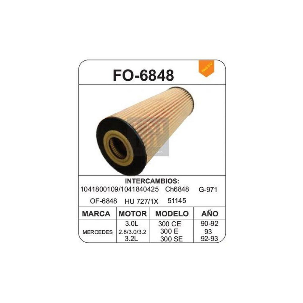 Filtro de Aceite UNIFIL FO-6848