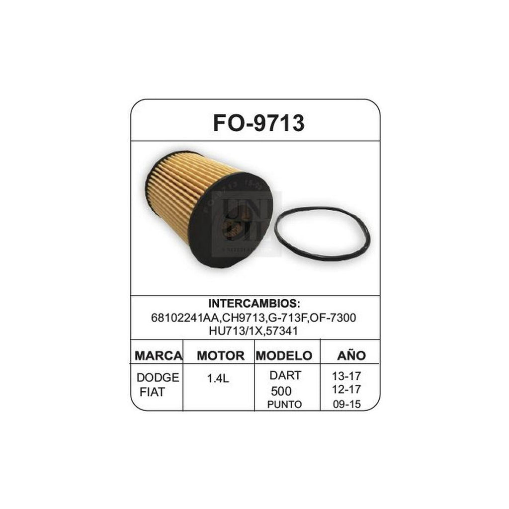 Filtro de Aceite UNIFIL FO-9713