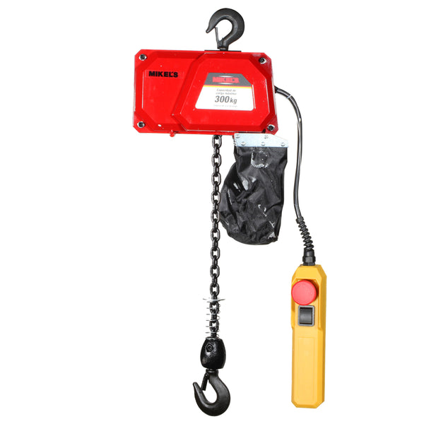 Polipasto eléctrico (300 kg, cadena 3 mts)