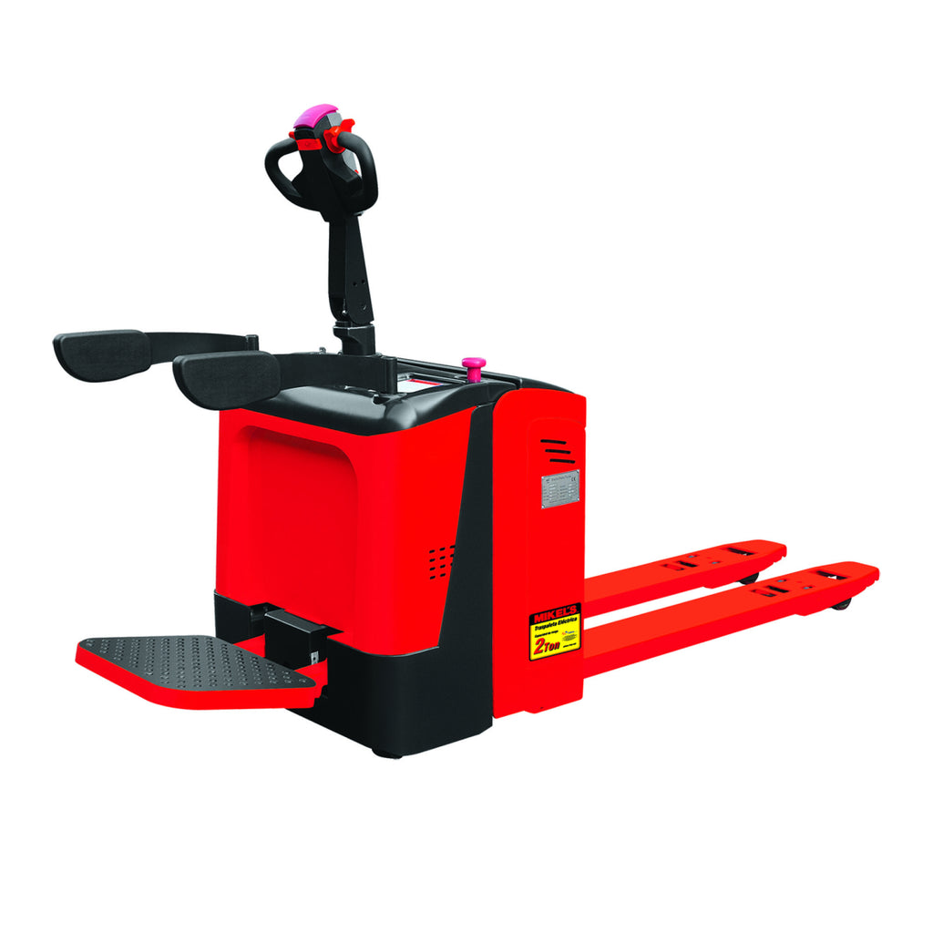 Patín hidráulico transpaleta eléctrico sistema tándem (2 ton)